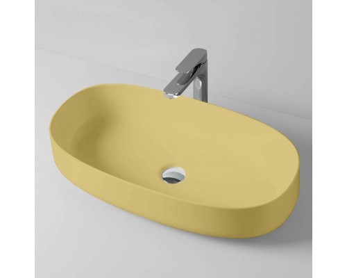 Artceram Cognac Раковина 68х35хh15см, накладная, без отв., без перелива, цвет: giallo zinco. COL005 12 00 Artceram Cognac Раковина 68х35хh15см, накладная, без отв., без перелива, цвет: giallo zinco. COL005 12 00