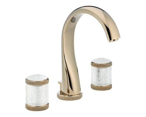 THG Hirondelles Смеситель для раковины, 3 отв., цвет: Umber color PVD. A4J-H66-151 THG Hirondelles Смеситель для раковины, 3 отв., цвет: Umber color PVD. A4J-H66-151