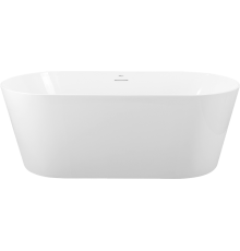 Акриловая ванна BelBagno BB416 170x80 см, отдельностоящая, овальная, со сливом-переливом, с донным клапаном