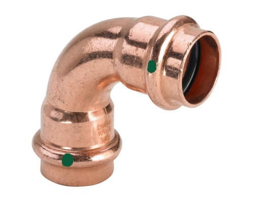Угольник  Viega 90° Profipress медь 28 мм. 291525