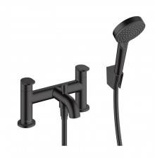 Hansgrohe Vernis Blend Смеситель на край ванны, на 2 отв, цвет: матовый черный . 71461670