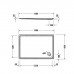 Duravit Starck Slimline Поддон акриловый прямоугольный 130х90х5.5см, d:9см., цвет: белый . 720242000000000