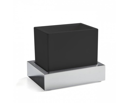 3SC SK 3.0 Стакан подвесной, композит Solid Surface, цвет: чёрный/хром . SK03SL.NO