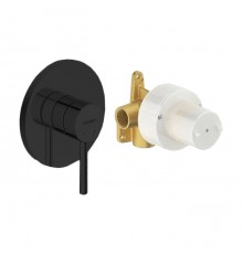 Duravit Circle Смеситель для душа, настенный, цвет: черный матовый. CE4210007C46