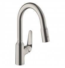 Hansgrohe Focus Смеситель для раковины, на 1 отв., цвет: сталь. 71821800