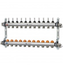 Коллектор распределительный Heimeier Dynacon Eclipse с регуляторами расхода, 11 контуров 9340-11.800