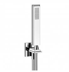 Gessi Eleganza Душевой комплект: вывод на 1/2rdquo;, держатель, шланг 1,5м и душевая лейка, цвет: хром. 46127#031