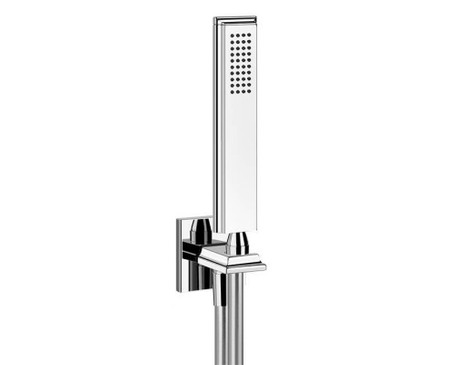 Gessi Eleganza Душевой комплект: вывод на 1/2rdquo;, держатель, шланг 1,5м и душевая лейка, цвет: хром. 46127#031 Gessi Eleganza Душевой комплект: вывод на 1/2rdquo;, держатель, шланг 1,5м и душевая лейка, цвет: хром. 46127#031