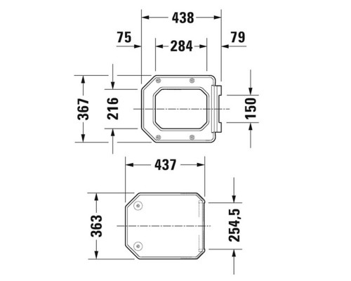 Duravit 1930 Сиденье для унитаза воьмиугольное отверстие, с микролифтом, петли нерж сталь, цвет: белый. 0064890000