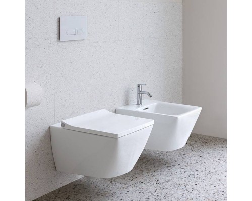 Duravit Viu Унитаз подвесной 37x57см, rimless, вкл. крепление Durafix, с покрытием WG, цвет: белый. 25110900001 Duravit Viu Унитаз подвесной 37x57см, rimless, вкл. крепление Durafix, с покрытием WG, цвет: белый. 25110900001