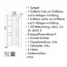 Burgbad Sys30 Шкаф 40х33.5х176см., подвесной, 1 LED 4000K IP24, 2 створки с полками, держатель фена, зеркало, 2 розетка внутри, ручки хром, цвет: белый глянцев. HSHD040461