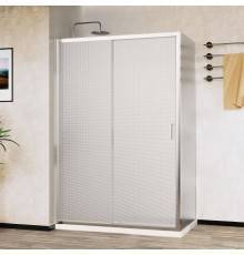 Душевой уголок Vincea City VSR-5CT9012MT 120х90 см, профиль хром, стекло текстурное