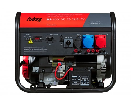 Генератор бензиновый FUBAG BS 7500 XD ES Duplex