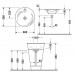 Duravit Раковина 58x h85см., 1 отв., с переливом, цвет: белый. 0406580000