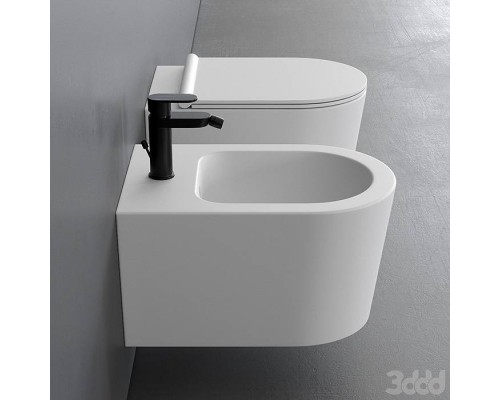 Alice Form Биде подвесное 50х35см., цвет: белый глянцевый. 22310101