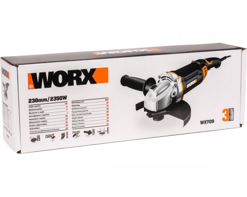 Угловая шлифовальная машина WORX WX709 2300Вт, 230мм, коробка