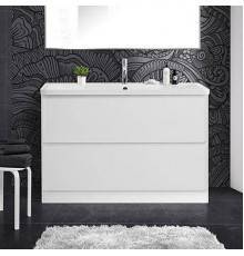 Тумба с раковиной BelBagno Albano 120 напольная, bianco lucido, белая глянцевая раковина