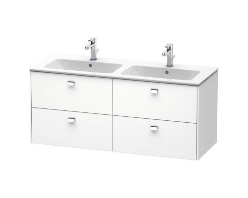 Duravit  Brioso Тумба подвесная 129x47.9х55.3см, с раковиной, с 4 выдвижными ящиками, цвет: белый матовый. 2336130000,  BR410601018