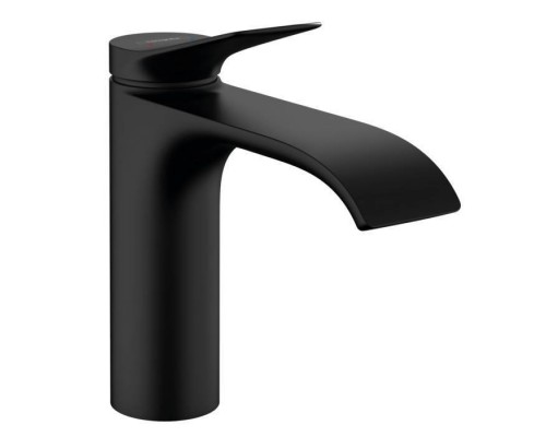 Hansgrohe Vivenis Смеситель для раковины, 1 отв., без донного клапана, цвет: черный матовый. 75022670