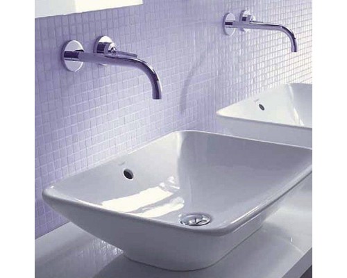 Duravit Starck 3 Раковина накладная, 55х42см., с переливом, с креплениями, цвет: белый. 0334520000