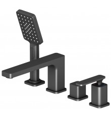 Timo 4330/03Y Torne Смеситель на борт ванны, на 4 отв., Комплект, черный 4330/03Y