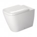 Duravit Happy D.2 Унитаз напольный пристенный вариант, для независимого подключения воды, с вертикальным смывом, цвет: белый. 2159090000