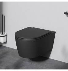 C8F1701MBSC Унитаз подвесной FlashClean с сиденьем микролифт, матовый