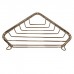 TW Harmony 534, подвесная полочка-решетка угловая 18x18xh4, цвет: бронза. TWHO534br