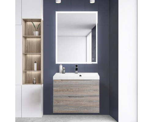 Мебель для ванной комнаты BelBagno Vittoria 70 подвесная, pino