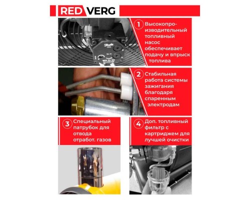 Воздухонагреватель дизельный REDVERG RD-DHI80W