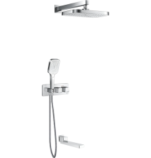 Душевой комплект Rose R1095 С ВНУТРЕННЕЙ ЧАСТЬЮ, хром