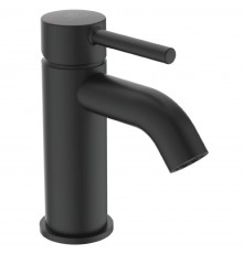 IS BC268XG Ceraline Смеситель для раковины 76 мм, гладкий, HWTC, silk black черный матовый, 5 л/мин BC268XG