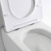 TECEspring R Комплект: Унитаз подвесной, со смывом Tornado flush, сиденье Slim с микролифт и быстрым снятием, белый глянец. 9700998