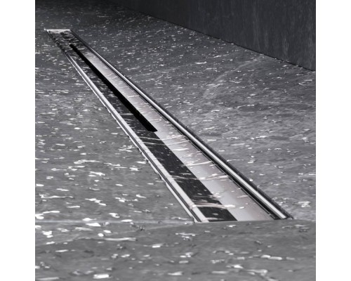 W01SC-S11-100-05SB Трап для душа линейный, универсальный затвор Slim line, 100 см