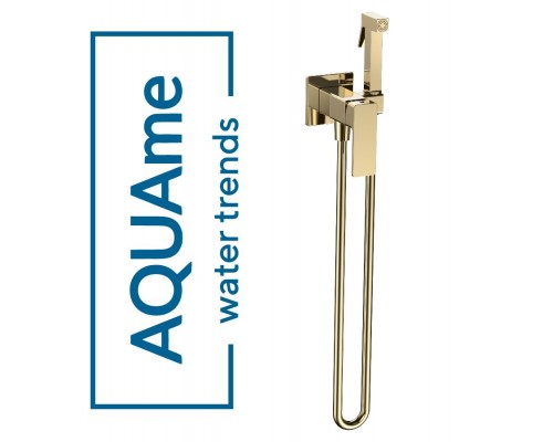 Гигиенический душ AQUAme Savona золотой комплект AQM6817GG