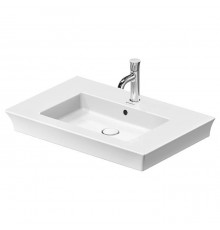 Duravit White Tulip Раковина накладная 75х49см, с переливом, с 1 отв., WonderGliss, цвет: белый. 23637500001