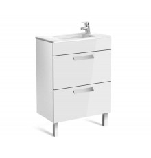 Roca Z.RU93.0.270.8 Debba Тумба под умывальник напольная, 2 ящика, 585х707х356 мм, Белый ZRU9302708