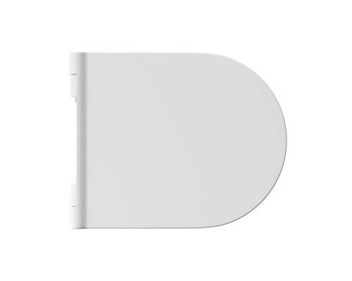 Alice Unica Сиденье с крышкой для унитаза Form/Unica, тонкое, с микролифтом, цвет: белый матовый/хром. MC2209ES