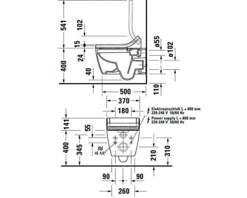 Duravit Крышка биде Sensowash Classic. 613000012002300 Duravit Крышка биде Sensowash Classic. 613000012002300
