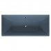 Duravit Vitrium Ванна пристенная 180x80см, с ножками, с2 наклонами для спины, прямоугольная, цвет: синий матовый. 700429HB