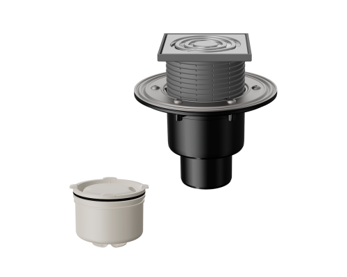 Трап с нержавеющей решеткой Fachmann T 310.1 SHsP 04.054