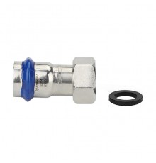 Муфта раструбная Varmega Inox Press с накидной гайкой 28×1 . VM709002806