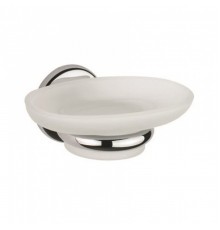 GH 123. 51 -хром Мыльница стеклянная GH12351