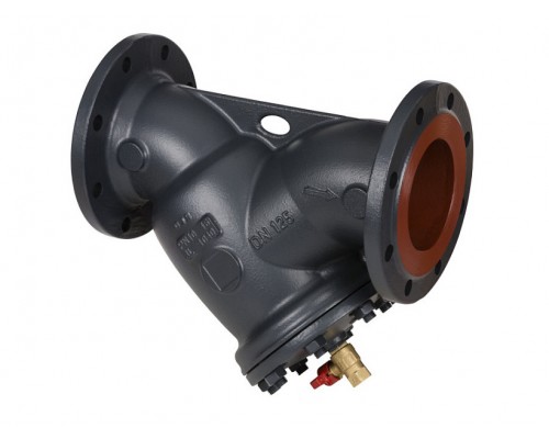 Фильтр сетчатый Danfoss FVF Ду125 Ру16 со сливным краном фланцевый. 065B7735