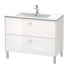 Duravit  Brioso Тумба напольная 102х47.9х68.3см, с раковиной, с 2 выдвижными ящиками, цвет: белый глянц. 2336100000,  BR440302222