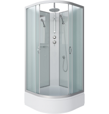 Душевая кабина Niagara Classic NG-3302-14BKT 100х100 см, без крыши, с тропическим душем