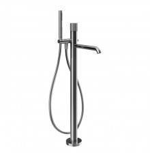 Gessi Habito Rigato Смеситель для ванны напольный, с ручным душем, цвет: хром. 70528#031