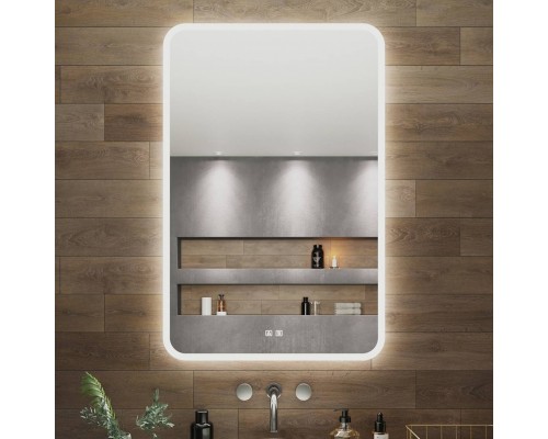 Зеркало Aqua de Marco Amazon 68.5х89 см, с LED-подсветкой и антизапотевателем