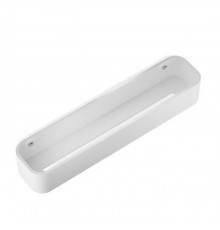 Decor Walther Stone DCT45 Душевая полочка 45x10см, подвесная, цвет: белый / хром. 0973954