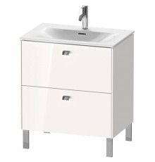 Duravit Brioso База напольная 72x47.9x68.5см с раковиной, 2 ящика, цвет: глянцевый белый. BR451102222,  23447300001